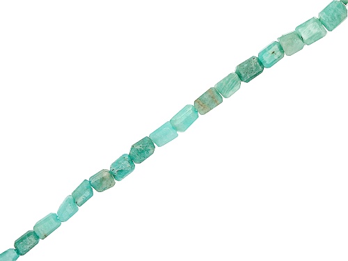 Amazonite 6x8-8x10mm Faceted Nugget Bead Strand Approximately 15-16" in Length