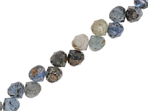 Kyanite Microfaceted 6mm Teardrop Bead Strand Approximately 15-16" in Length