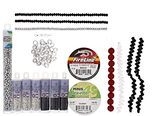 Contessa Beadweaving Kit Incl Beads, Findings, Thread & Wire Protectors