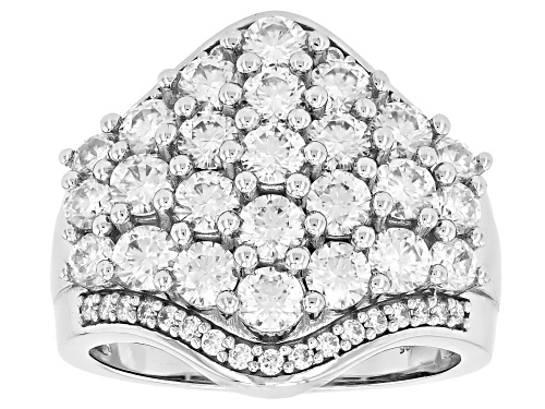 MOISSANITE FIRE® 2.60CTW DEW ROUND BRILLIANT PLATINEVE® RING - Size 5