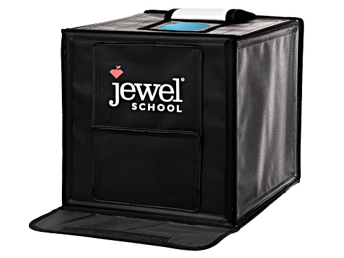 Portable Photography Studio Tent with LED Lights, 4 Backdrops, and Power Adapter with Storage Case