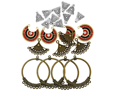 Photo of Moroccan Inspired Component Set in 3 Tones 22 Pieces Total
