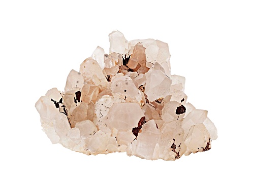 HOLLANDITE IN QUARTZ APPROX 10X8X5CM SPECIMEN