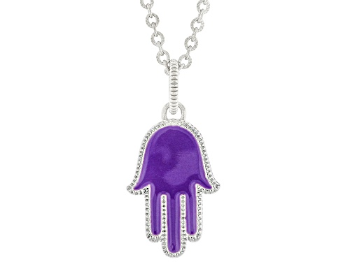 Judith Ripka Couture Little Jewels Rhodium Over Sterling Silver Necklace - Size 18