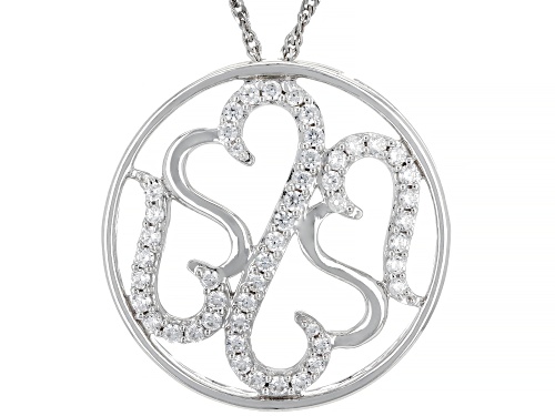 Open Hearts by Jane Seymour® Bella Luce® Rhodium Over Sterling Silver Pendant