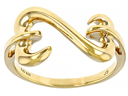 Open Hearts by Jane Seymour® 14k Yellow Gold Over Sterling Silver Open Design Ring - Size 6