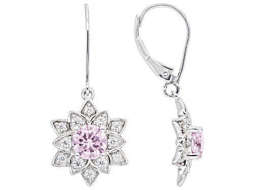 Photo of Joy & Serenity™ By Jane Seymour Bella Luce® Diamond Simulant Rhodium Over Silver Earrings 3.65ctw