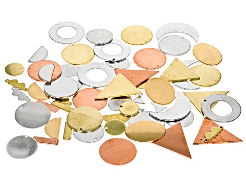 Blanks Variety Pack in 3 Tones and Assorted Shapes Includes Appx 60 Pieces