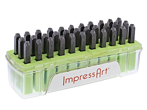 Photo of Impress Art® Arcadia Lowercase Letter Stamp Kit