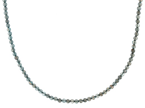 Photo of 4mm Round Labradorite Bead Endless Strand Necklace - Size 72