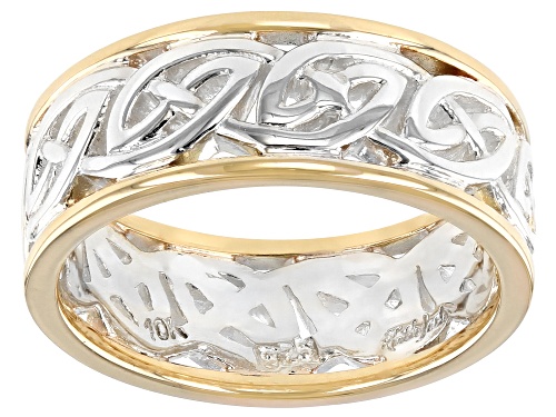 Keith Jack™ Sterling Silver and 10K Yellow Gold Ring - Size 10