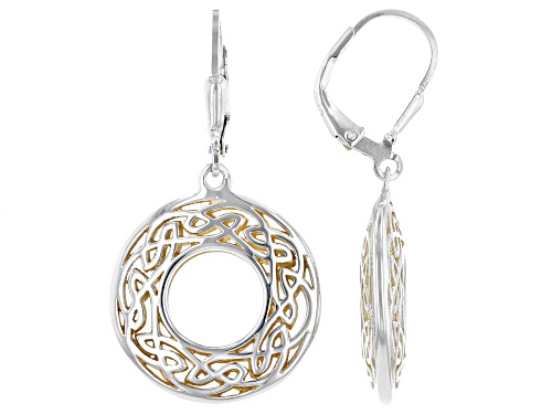 Photo of Keith Jack™ Sterling Silver and 22K Yellow Gold Over Sterling Silver Earrings