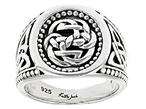 Keith Jack™ Sterling Silver Path Of Life Large Ring - Size 8