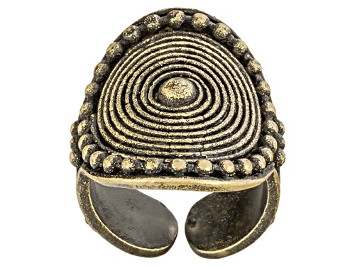 Katy Richards ™ Antiqued Gold Tone Adjustable Ring