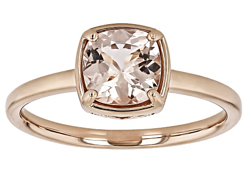 0.97ct Cor-De-Rosa™ Morganite 10k Rose Gold Ring - Size 6