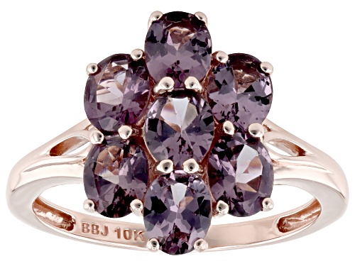 2.26ctw Purple Spinel 10k Rose Gold Ring - Size 8
