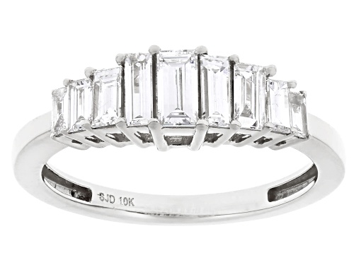 Prazana® Lab-Grown Diamonds 0.75ctw White Diamond 10K White Gold Band Ring, G-H SI1 - Size 7