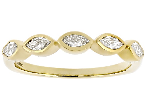 Prazana® Lab-Grown Diamonds 0.50ctw Diamond 10K Yellow Gold Band Ring, H SI1 - Size 8