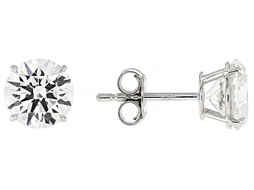 Prazana® Lab-Grown Diamonds 3.00ctw Round Diamond 10K White Gold Solitaire Stud Earrings, G VS