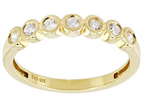 Prazana® Lab-Grown Diamonds 0.25ctw White Diamond 14k Yellow Gold Over Sterling Silver Ring - Size 8
