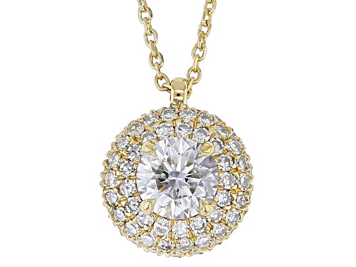 Prazana® Lab-Grown Diamonds 1.00ctw Lab-Grown Diamond 14k Gold Over Sterling Silver Necklace, H SI - Size 18