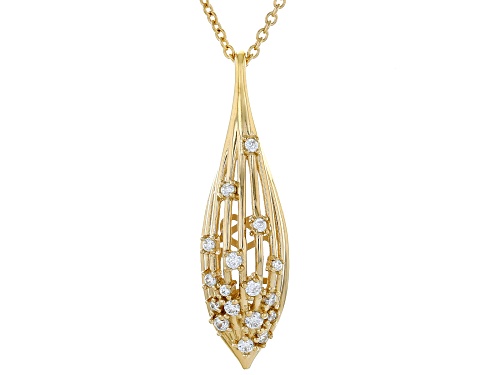 Lisa Mason For Bella Luce® 0.46ctw Diamond Simulant Eterno™ Yellow Celestial Pendant(0.27ctw DEW)