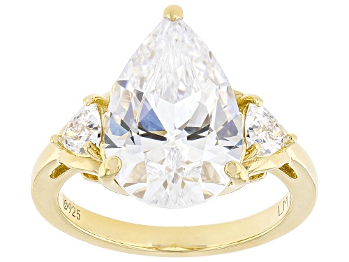 Lisa Mason For Bella Luce® 10.56ctw White Diamond Simulant Eterno™ Yellow Perfect Cut Ring - Size 10