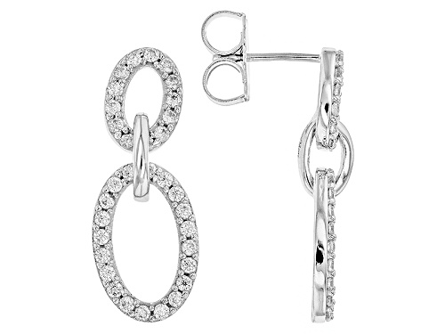 2.05ctw Bella Luce® Rhodium Over Sterling Silver Earrings (.99ctw Dew)