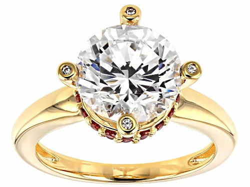 Photo of Bella Luce Luxe™ 6.98ctw Red and White Cubic Zirconia Eterno™ Yellow Ring (4.17ctw DEW) - Size 9