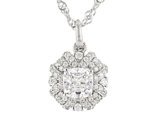 Photo of Bella Luce Luxe™ 2.52ctw Cubic Zirconia Rhodium Over Silver Pendant With Chain