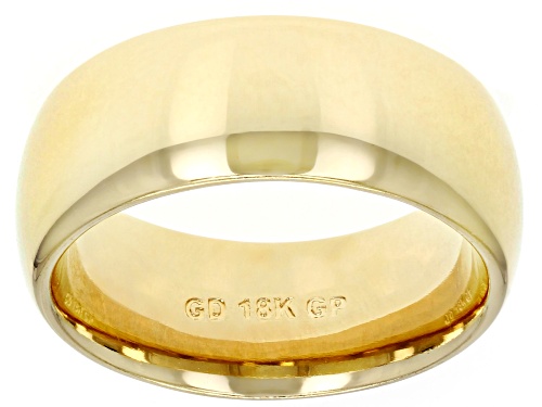 Moda Al Massimo® 18k Yellow Gold Over Bronze Comfort Fit Band Ring - Size 12