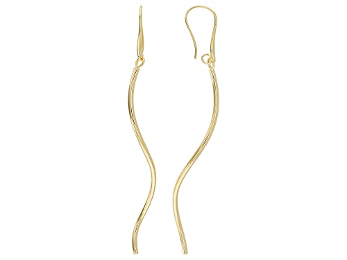 Moda Al Massimo™ 18k Yellow Gold Over Bronze Swirl Earrings