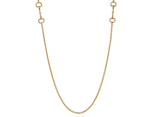 Moda Al Massimo® 18k Yellow Gold Over Bronze 36" Necklace. Made in Italy. - Size 36