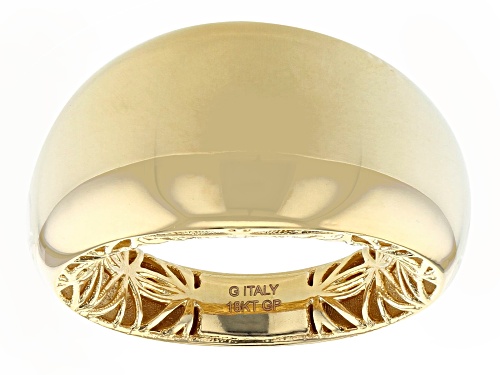 Photo of Moda Al Massimo™ 18K Yellow Gold Over Bronze Polished Dome Ring - Size 11