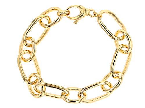 Moda Al Massimo™ 18k Yellow Gold Over Bronze Bracelet - Size 7.5