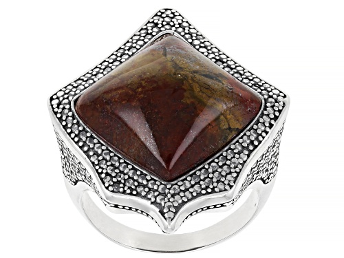 Photo of Artisan Collection of Morocco™ Moroccan Jasper Sterling Silver Ring - Size 7