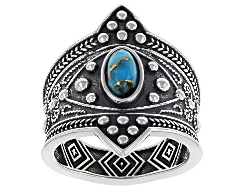 Photo of Artisan Collection of Morocco™ Oval Turquoise  Sterling Silver Ring - Size 8