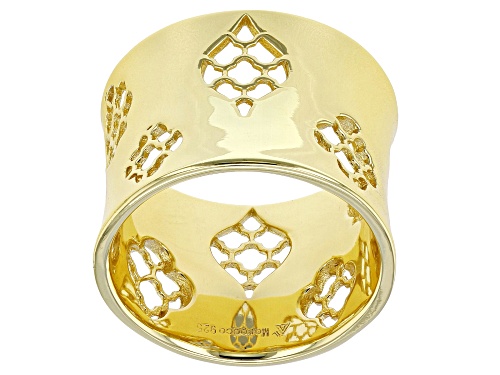 Artisan Collection of Morocco™ 18k Yellow Gold Over Sterling Silver Ring - Size 8