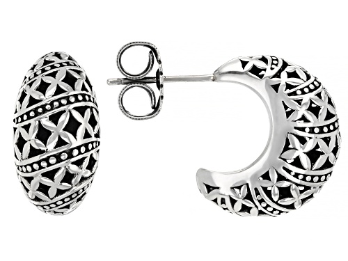 Artisan Collection of Morocco™ Sterling Silver Hoop Earrings