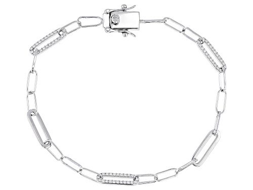 MOISSANITE FIRE® 0.72CTW DEW ROUND BRILLIANT PLATINEVE® BRACELET - Size 8
