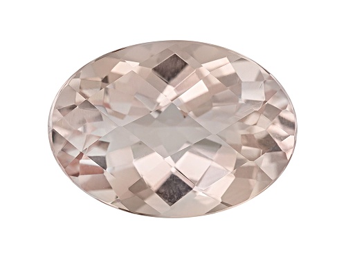 Cor-De-Rosa Morganite™ Min 6.02ct 15x10.50mm Oval Shape Checkerboard Cut
