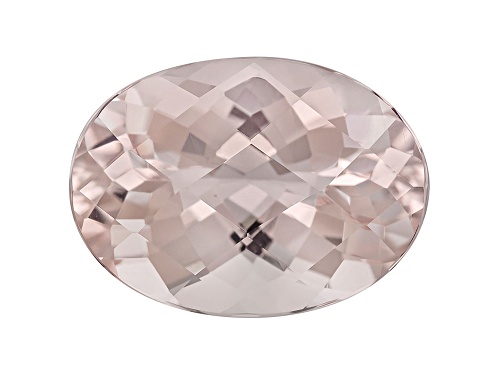 Cor-De-Rosa Morganite™ Min 6.78ct 15x10.76mm Oval Checkerboard Cut