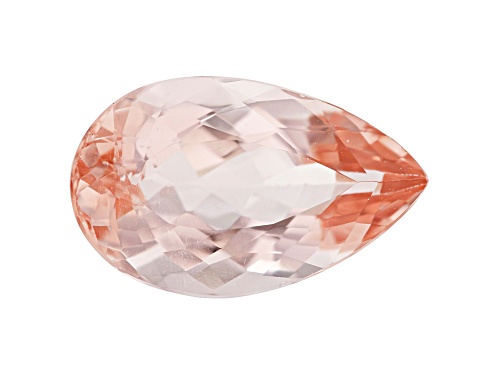 Morganite 6.13ct 16x10mm pear shape