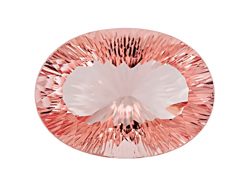 Morganite 29.94x21.99mm Oval Quantum Cut 50.14ct