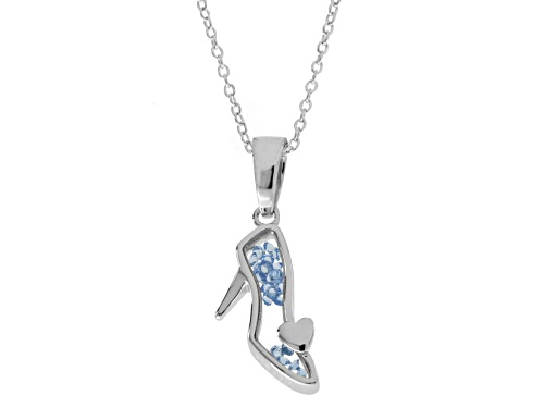 Photo of Sterling Silver Cinderella Crystal Shaker Pendant Necklace