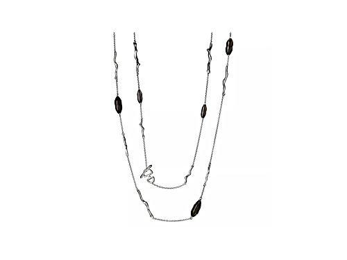 Hot Diamonds Ionia Silver Smokey Quartz Necklace - Size 35