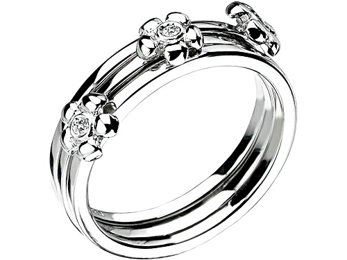 Photo of Hot Diamonds Paradise Stacking Ring - Size 7