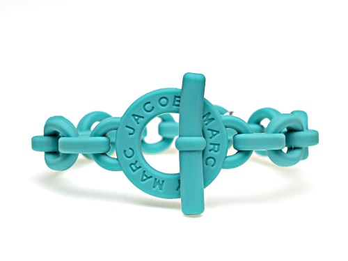 Photo of Marc By Marc Jacobs Aqua Lagoon Turnlock Rubber Bracelet