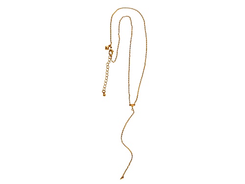 Rebecca Minkoff Gold Tone Y Necklace - Size 16