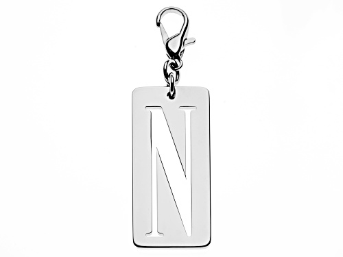 Stella McCartney Alphabet Charm Key Ring "N"